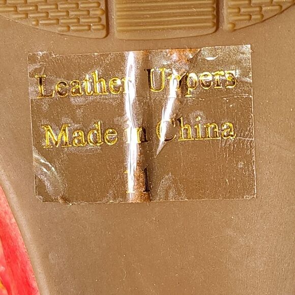 Elite by Corkys Jamaica Multi Floral Tooled Leather Wedge Sandals… - Picture 11 of 11